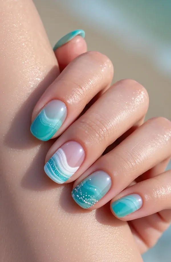 30 رنگ ناخن تابستانی 2026؛ امسال همه عاشق این رنگها شدن! 15 Summer nail color 9