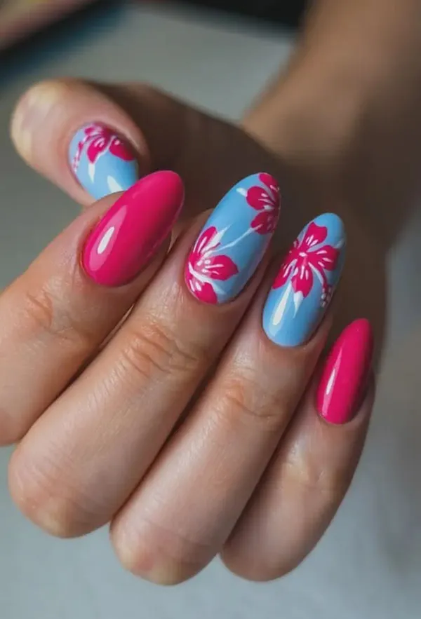 30 طرح ناخن تابستونه امسال برای روزای آفتابی ۲۰۲۶ 5 Summer nail design 1