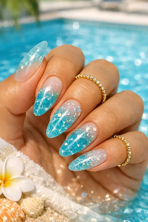 Summer nail style 10