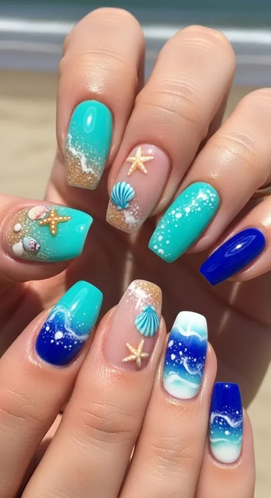 Summer nail style 7