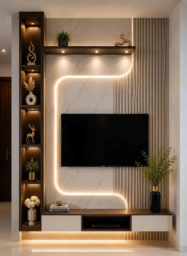 TV wall model 12