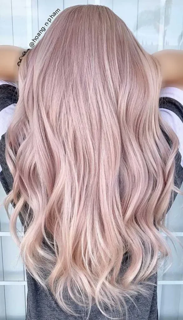 The latest hair color model 33