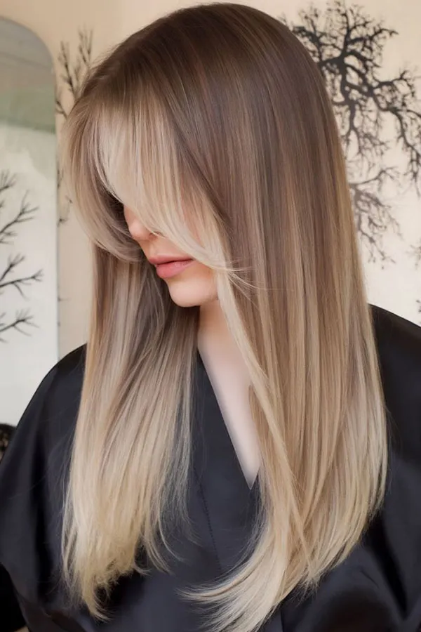 The latest hair color model 34