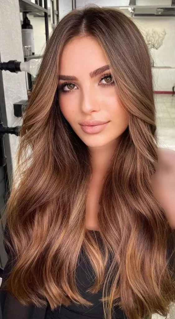 The latest hair color model 6
