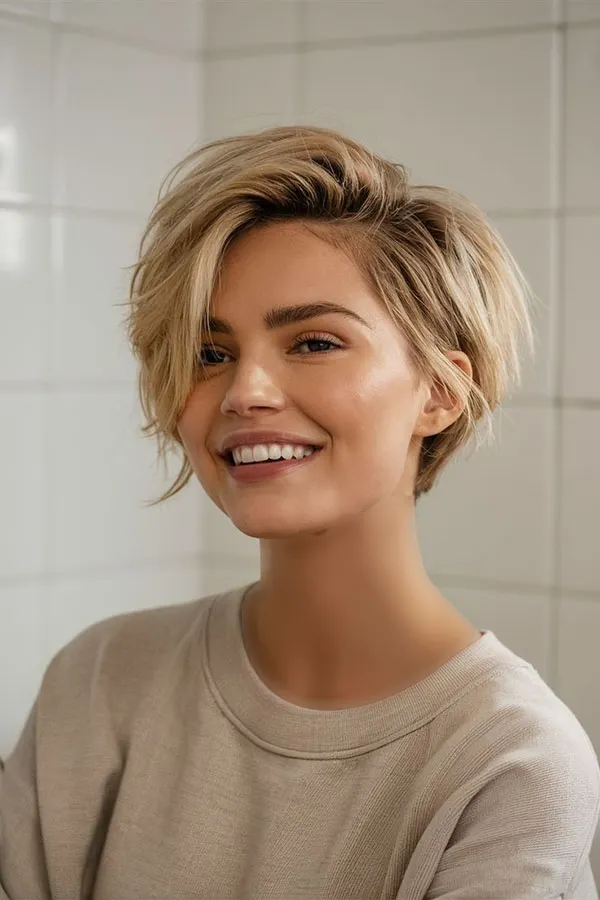 جدیدترین مدل موی دخترانه کوتاه 2026؛ این مدلها چهرهات را شیکتر و جوانتر نشان میدهند! 20 The latest short hairstyles for girls 16