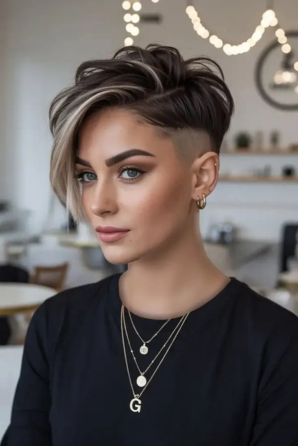 Undercut hairstyle for girls 1