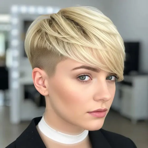 Undercut hairstyle for girls 13