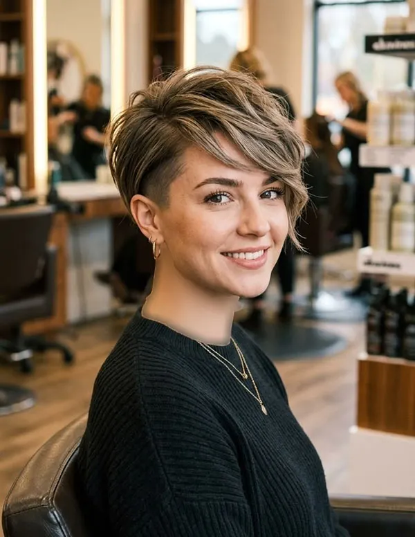 Undercut hairstyle for girls 25