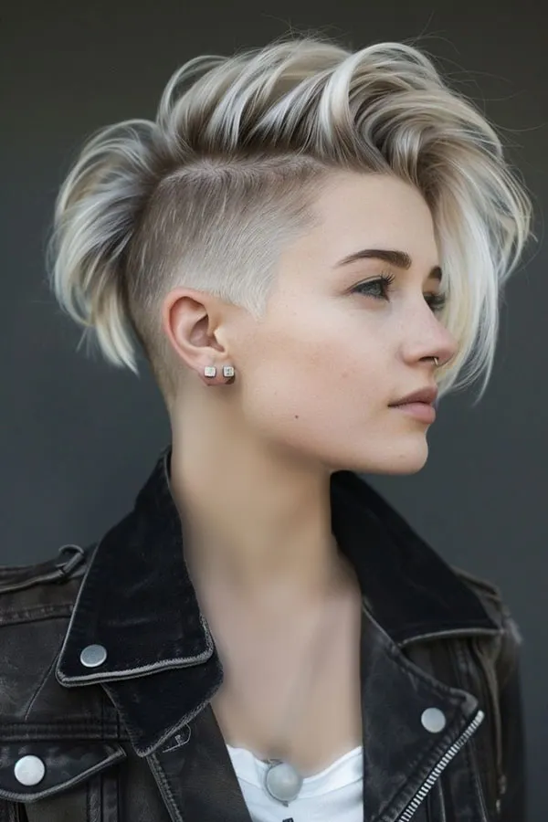Undercut hairstyle for girls 26