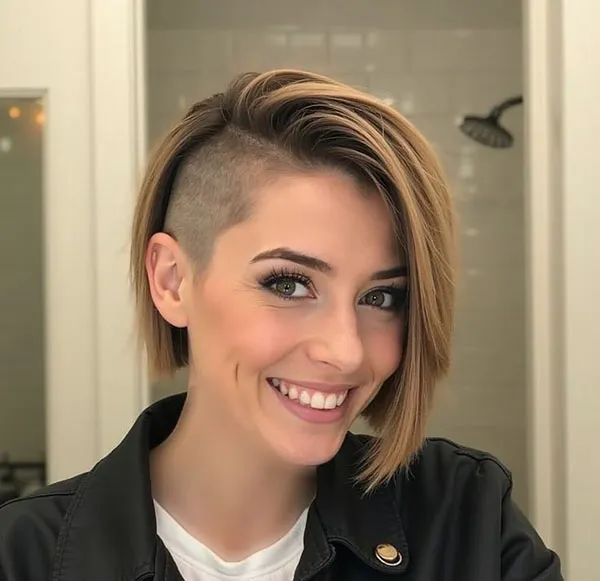 Undercut hairstyle for girls 29