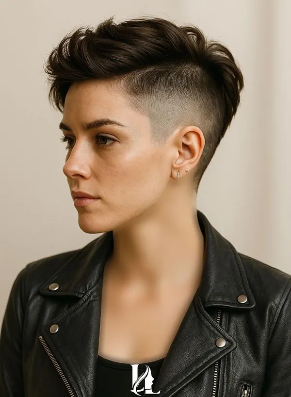 Undercut hairstyle for girls 4