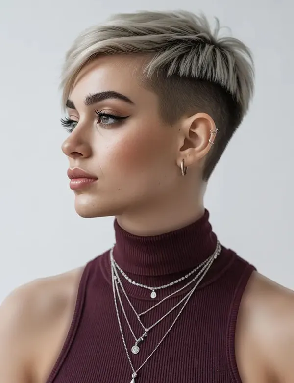 Undercut hairstyle for girls 5