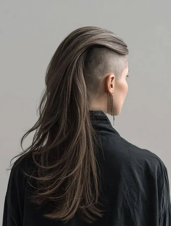 Undercut hairstyle for girls 9