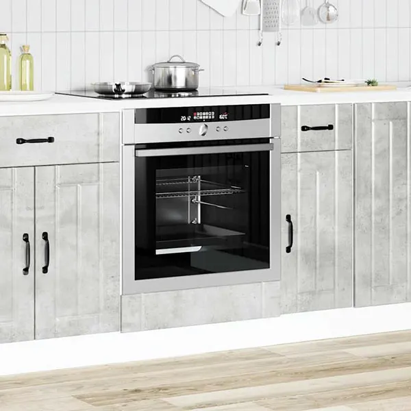 White gray MDF cabinet model 21