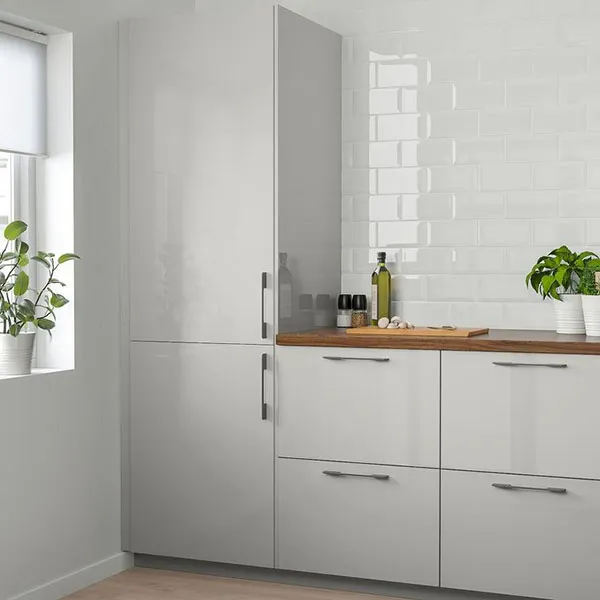 White gray MDF cabinet model 23