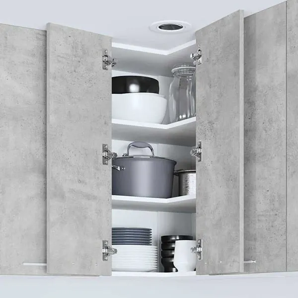 White gray MDF cabinet model 30