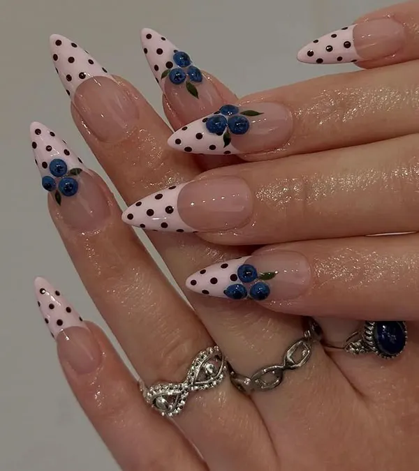 Blueberry nail design 10