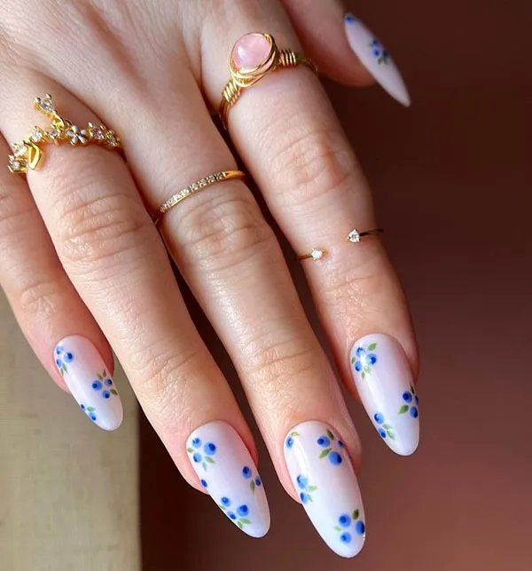 Blueberry nail design 19