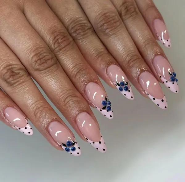 Blueberry nail design 24