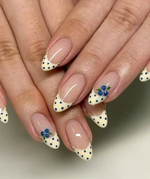Blueberry nail design 9