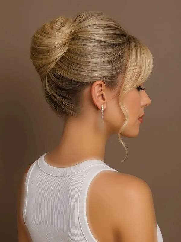 34 مدل شینیون بسته شیک مجلسی جدید؛ این بار لوکستر از همیشه! 8 Chic formal updo hairstyle 5