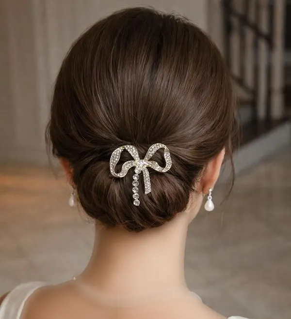 Chignon hairstyle for girls 13