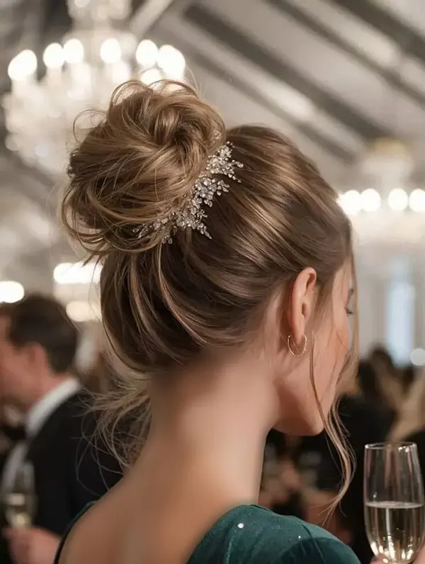 Chignon hairstyle for girls 15