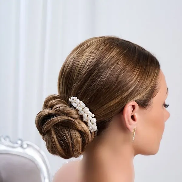 Chignon hairstyle for girls 17