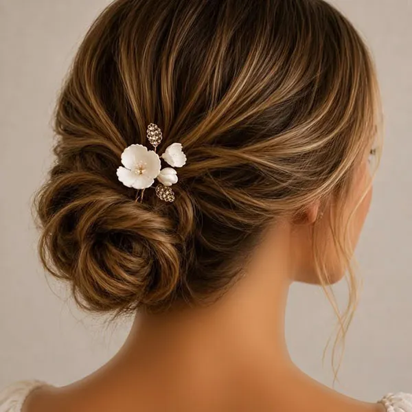 Chignon hairstyle for girls 4