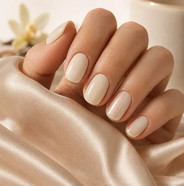 Cream nail model 16