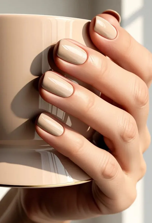 Cream nail model 21