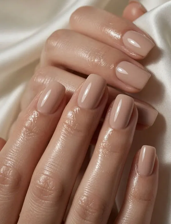 Cream nail model 33