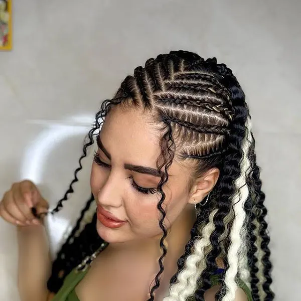 Fine hair texture 1