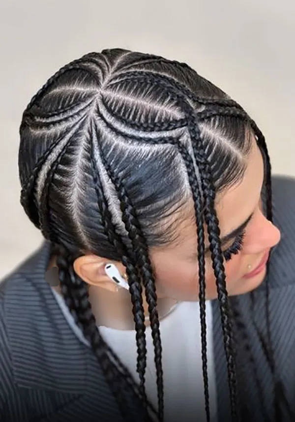 Fine hair texture 17