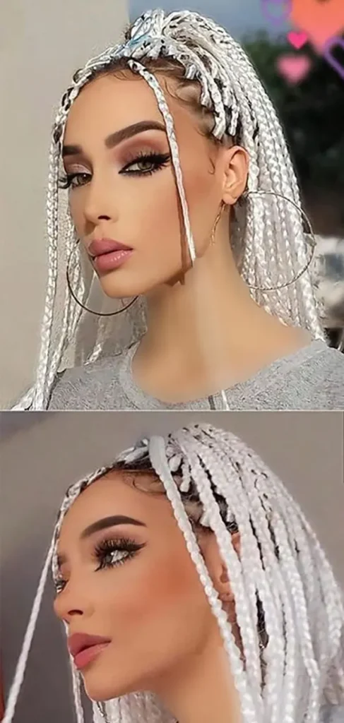 Fine hair texture 21