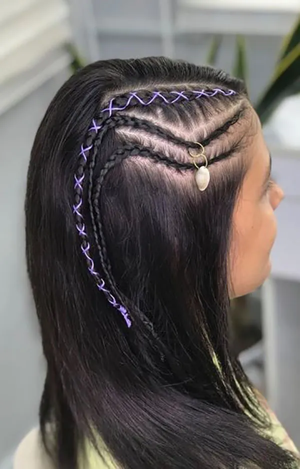 Fine hair texture 26