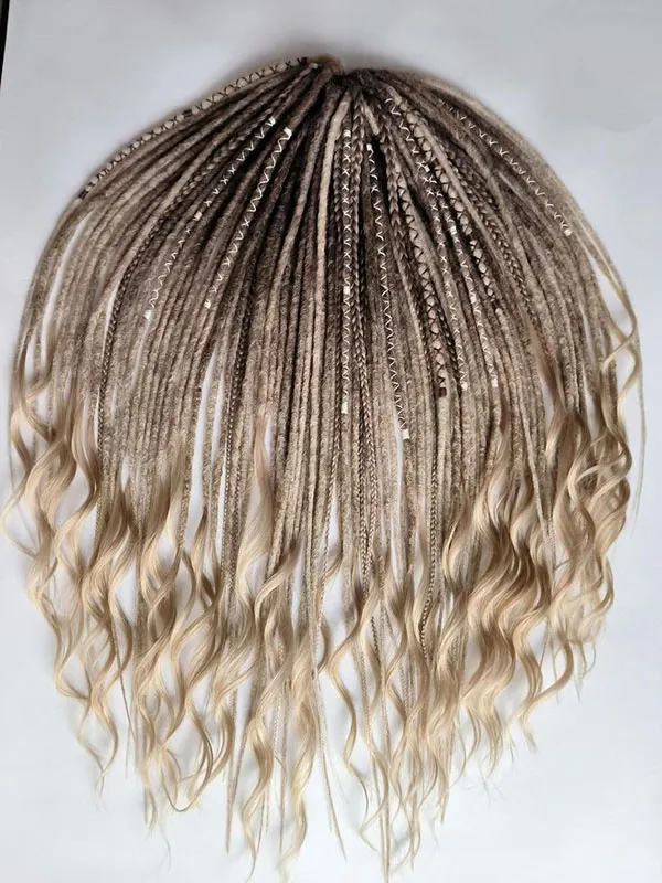 Fine hair texture 28