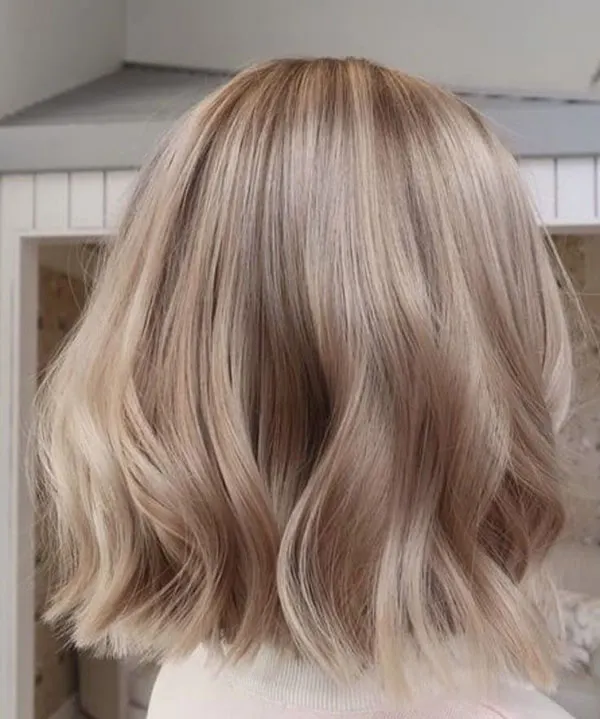 30 مدل رنگ مو کنفی؛ انتخابی جدید برای دخترای امروزی! 7 Flaxen hair color 3