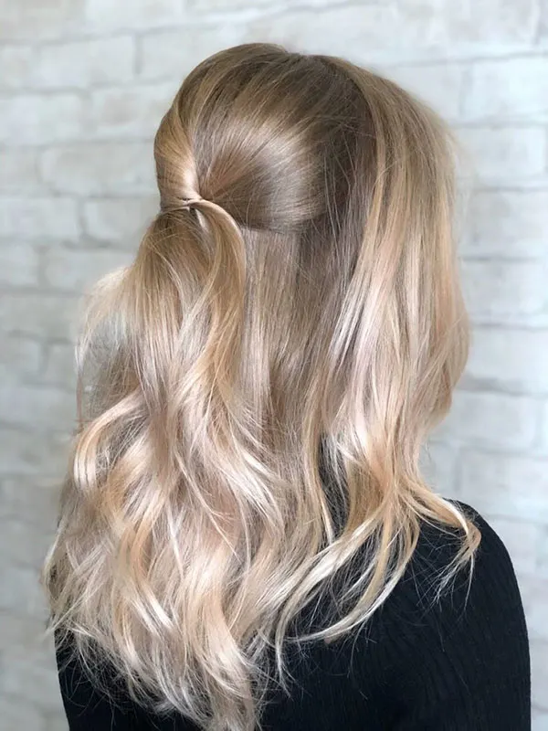 30 مدل رنگ مو کنفی؛ انتخابی جدید برای دخترای امروزی! 11 Flaxen hair color 7