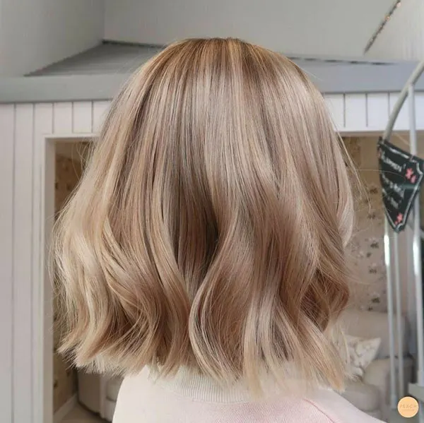 30 مدل رنگ مو کنفی؛ انتخابی جدید برای دخترای امروزی! 9 Flaxen hair color 8