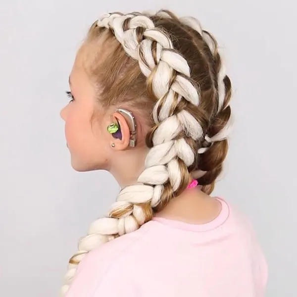Hair Braiding Tutorial Using Hair Extensions 10