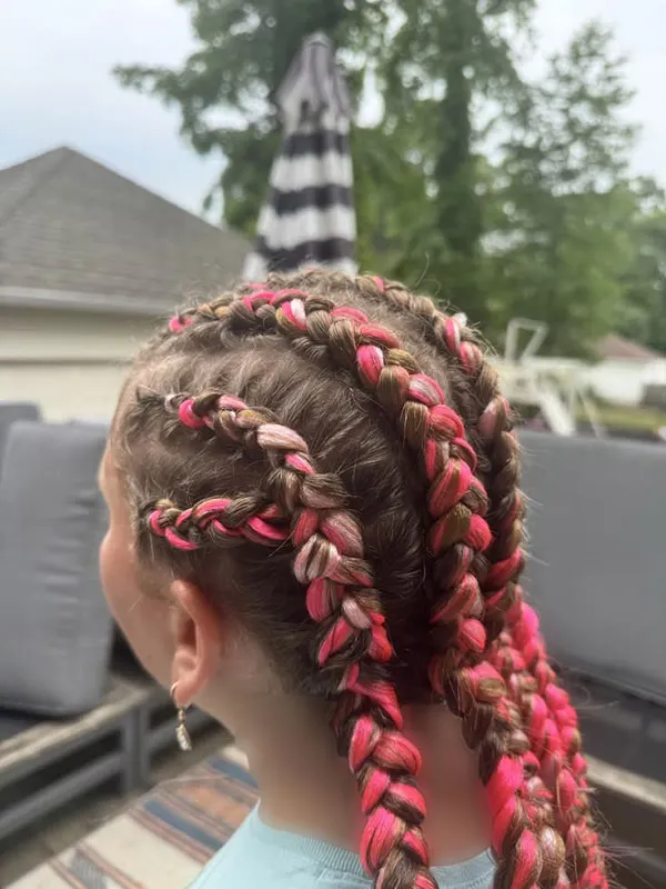 Hair Braiding Tutorial Using Hair Extensions 17