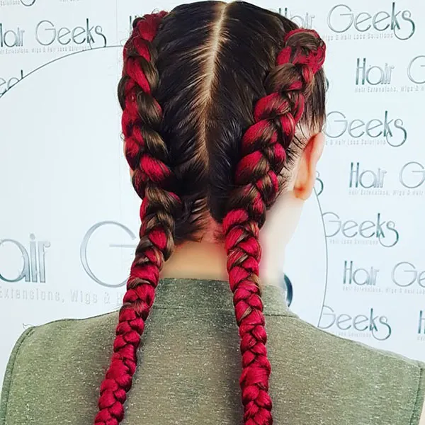 Hair Braiding Tutorial Using Hair Extensions 6