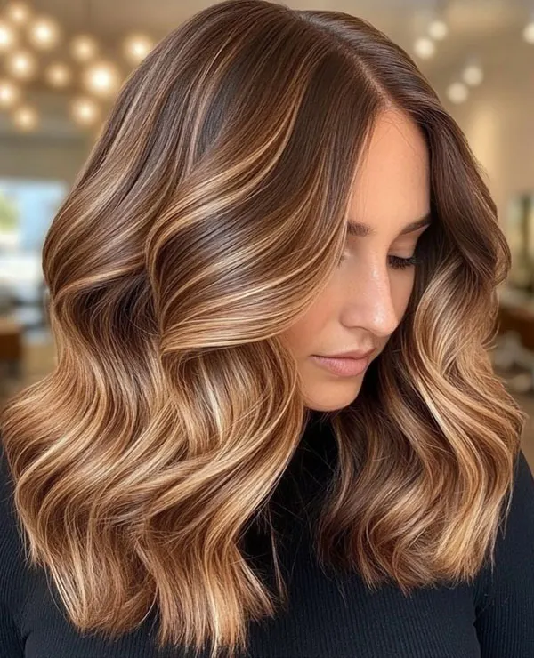 Hair color suitable for medium skin tones 30