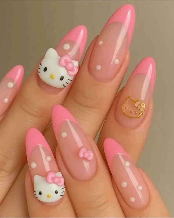 Hello Kitty nail design 28