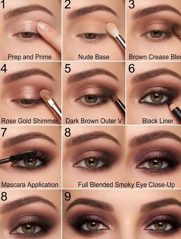 چگونه سایه چشم بزنیم ساده و شیک؟ 4 تکنیک برای چشمهای جذابتر! 14 How to Apply Eyeshadow 11