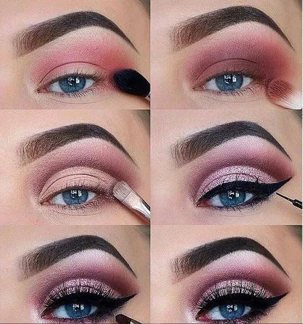 چگونه سایه چشم بزنیم ساده و شیک؟ 4 تکنیک برای چشمهای جذابتر! 7 How to Apply Eyeshadow 4