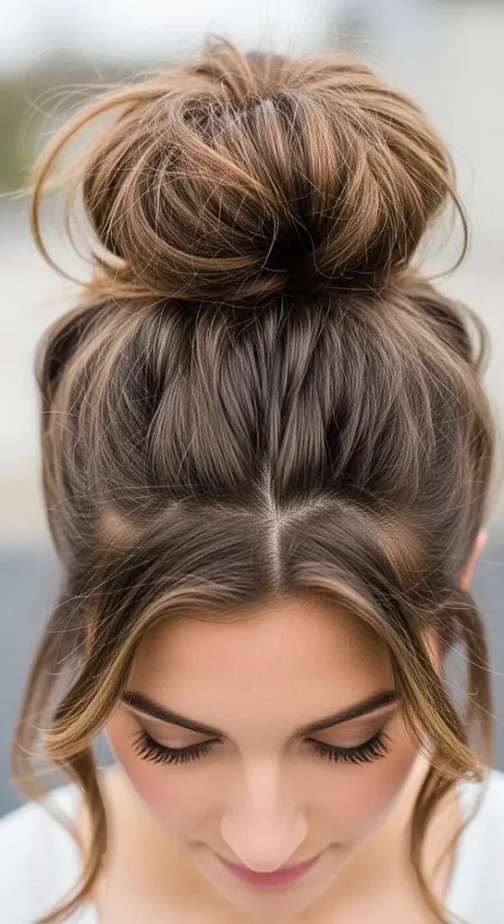 How to Style a Bun Hairstyle 11