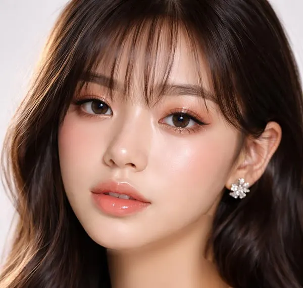 Korean style makeup look 21