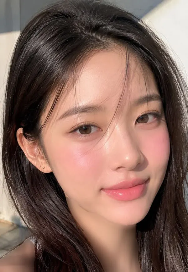 Korean style makeup look 23